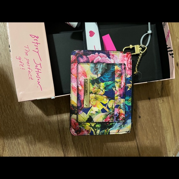 Two piece Betsey Johnson gift set. Hat/Wristlet - Picture 2 of 4